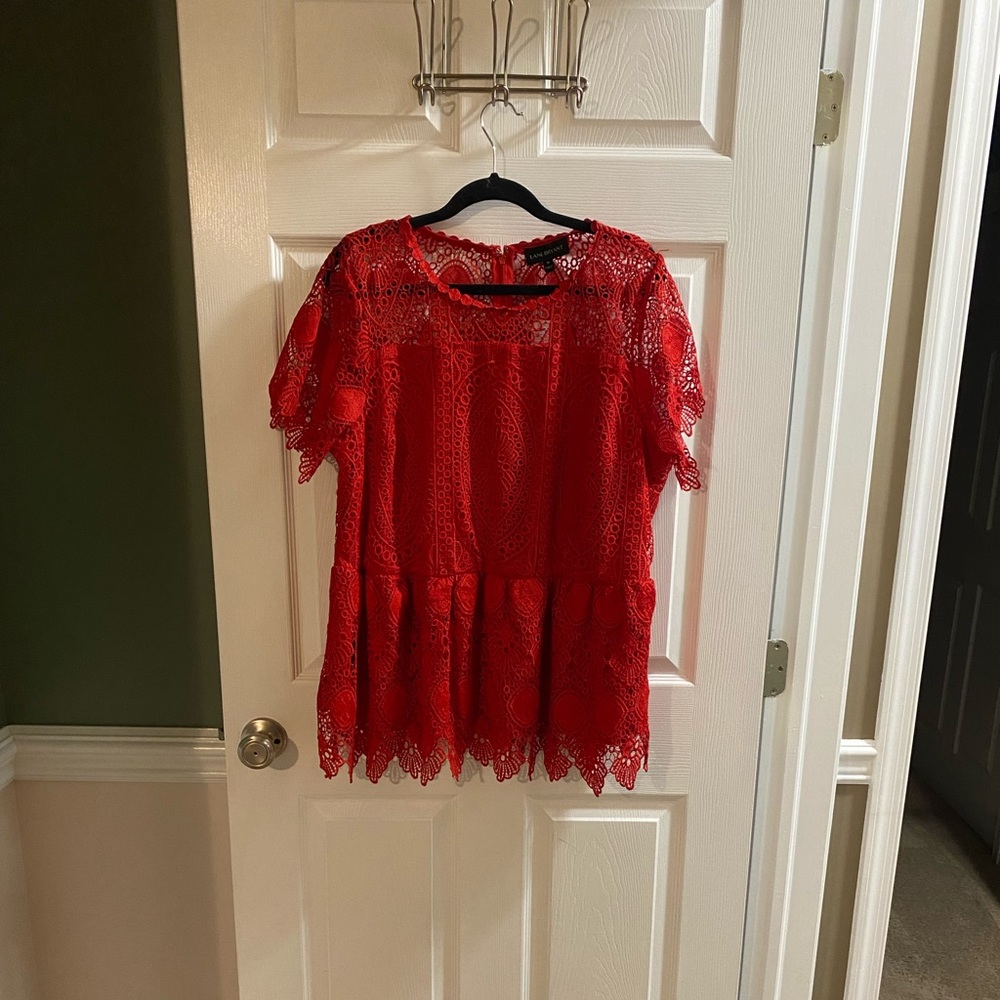NWT Lane Bryant lace top